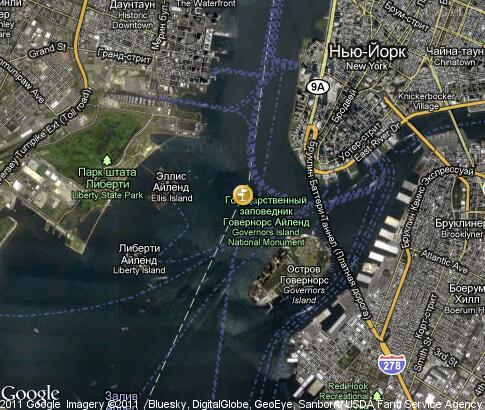 map: New York Water Tour 